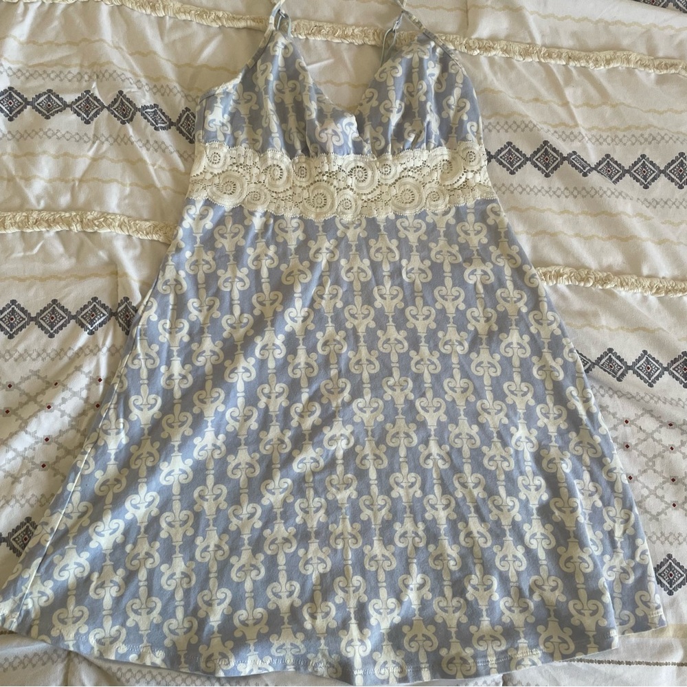 Lilly Pulitzer Blue Lace Mini Dress